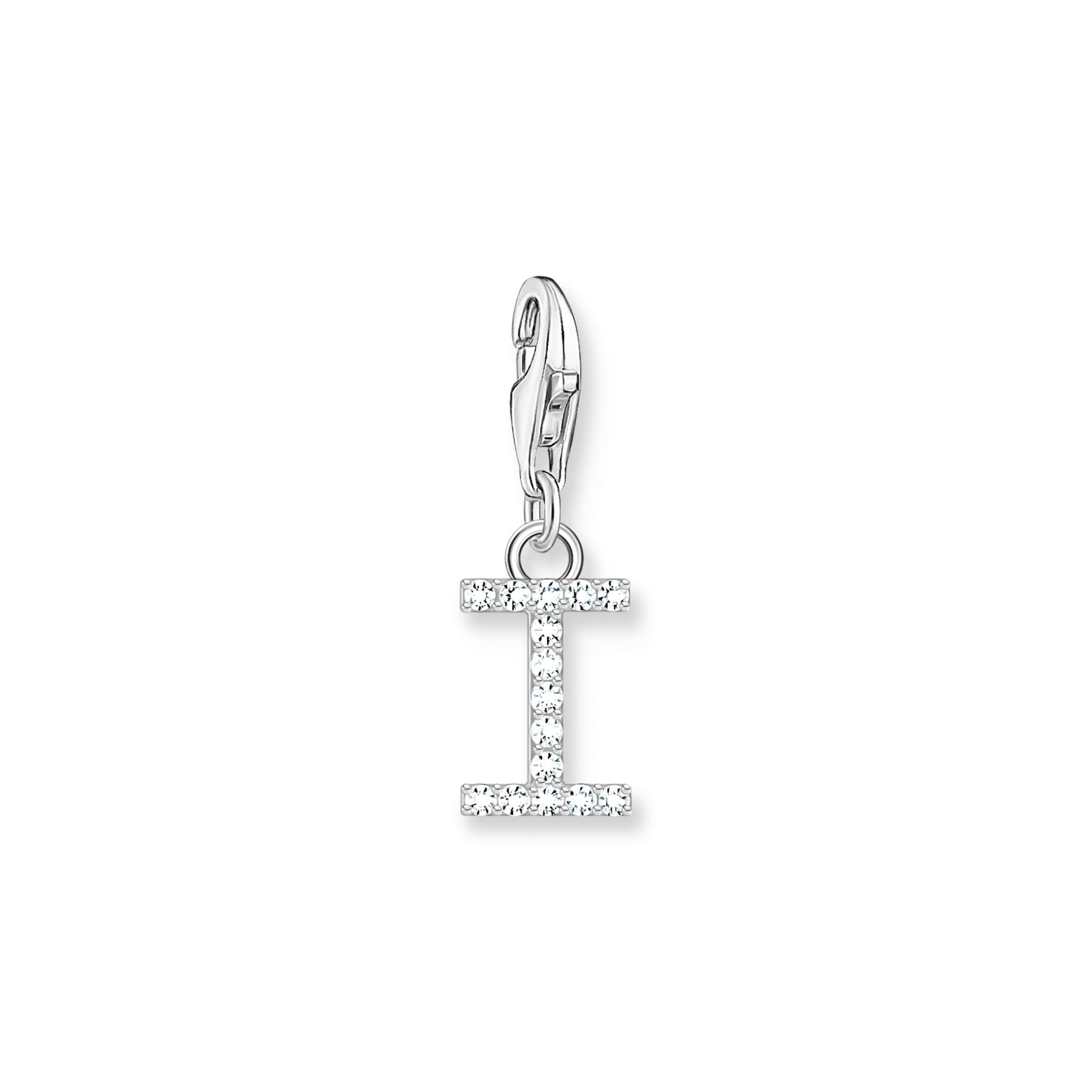 Thomas Sabo Initial Charm Pendant — I, Sterling silver